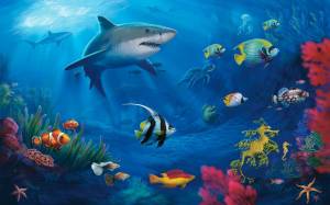 Раскраска подводный мир для детей #22 #131803