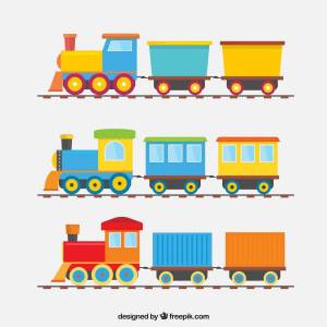 Раскраска поезд для детей #7 #131936