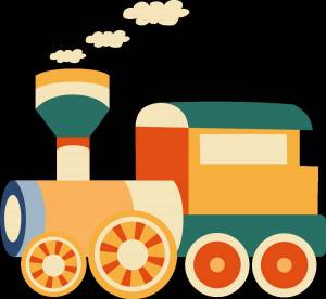 Раскраска поезд для детей #15 #131944