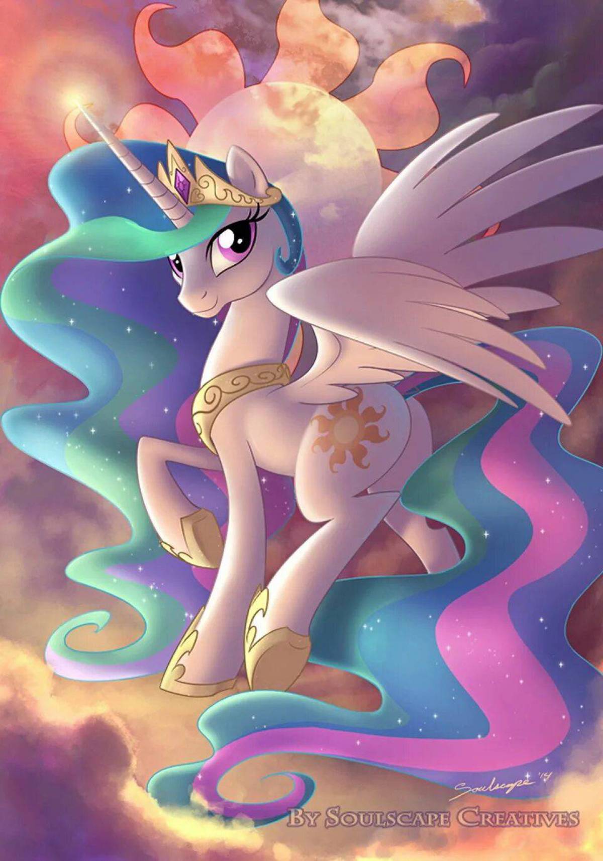 My little <b>Pony</b> Princess Celestia. 