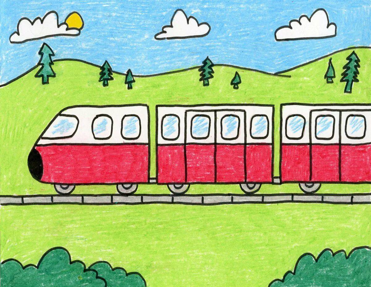 Поезда для детей 5 6 лет #2