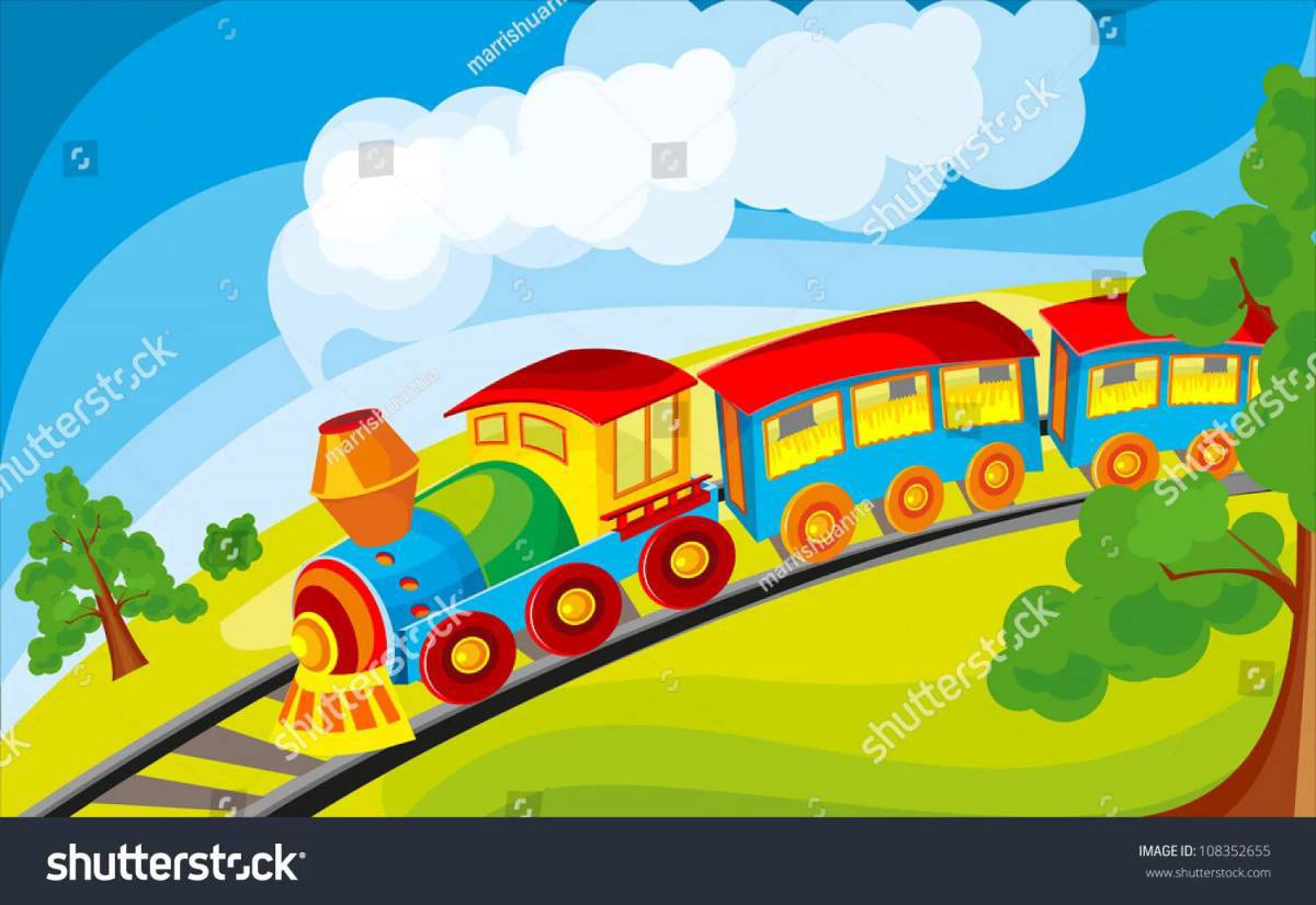 Поезда для детей 5 6 лет #28