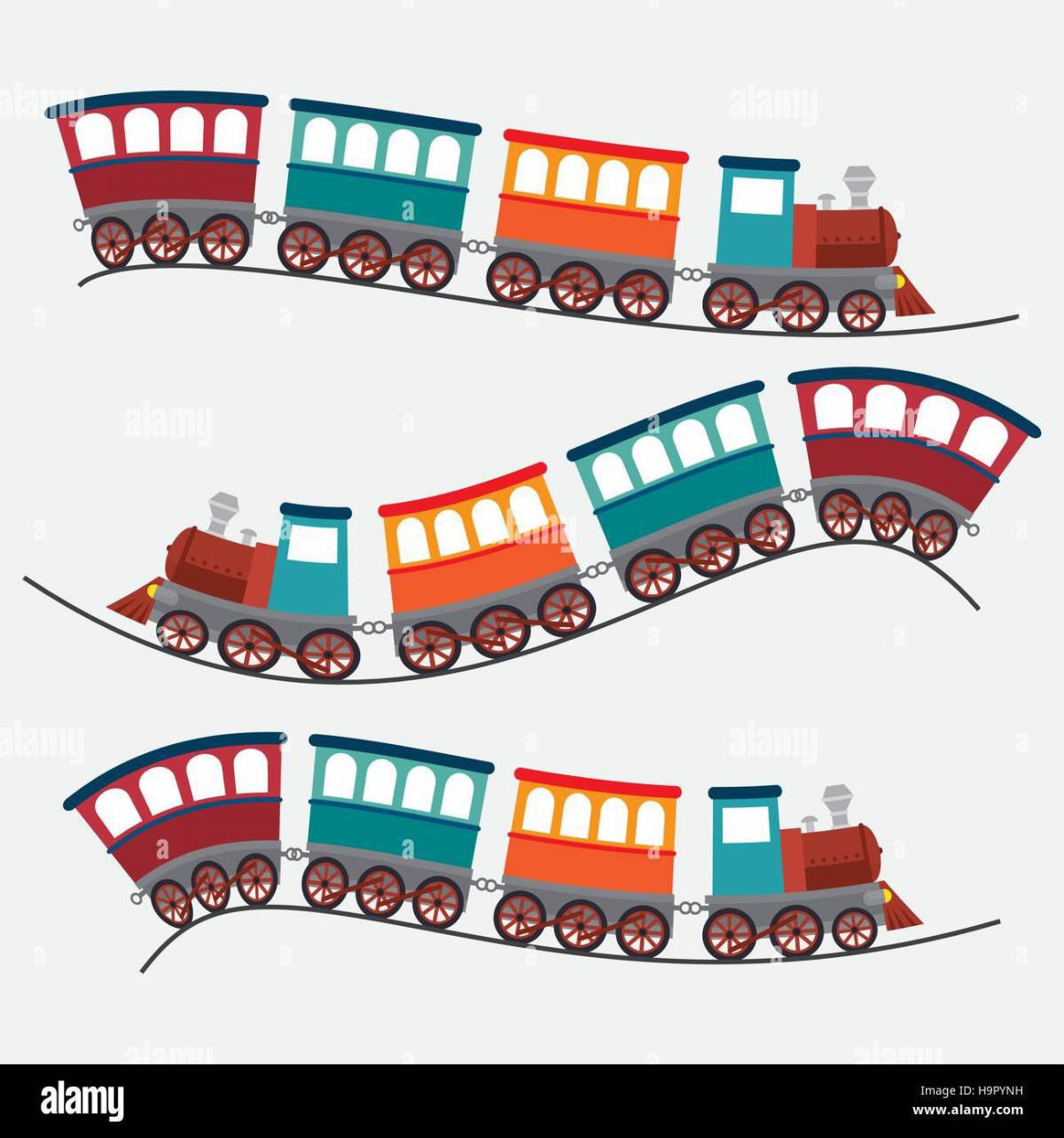 Поезда для детей 5 6 лет #30