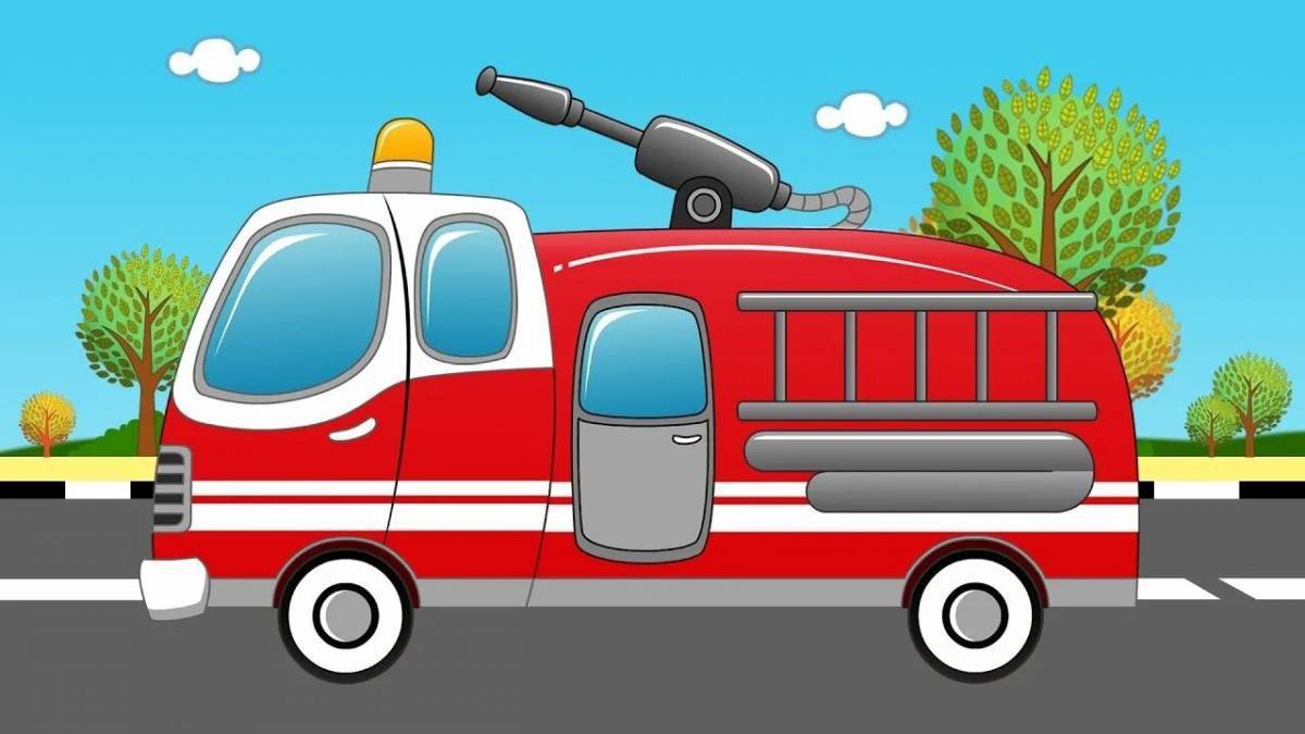 Пожарная машина для детей 3 4 лет #16