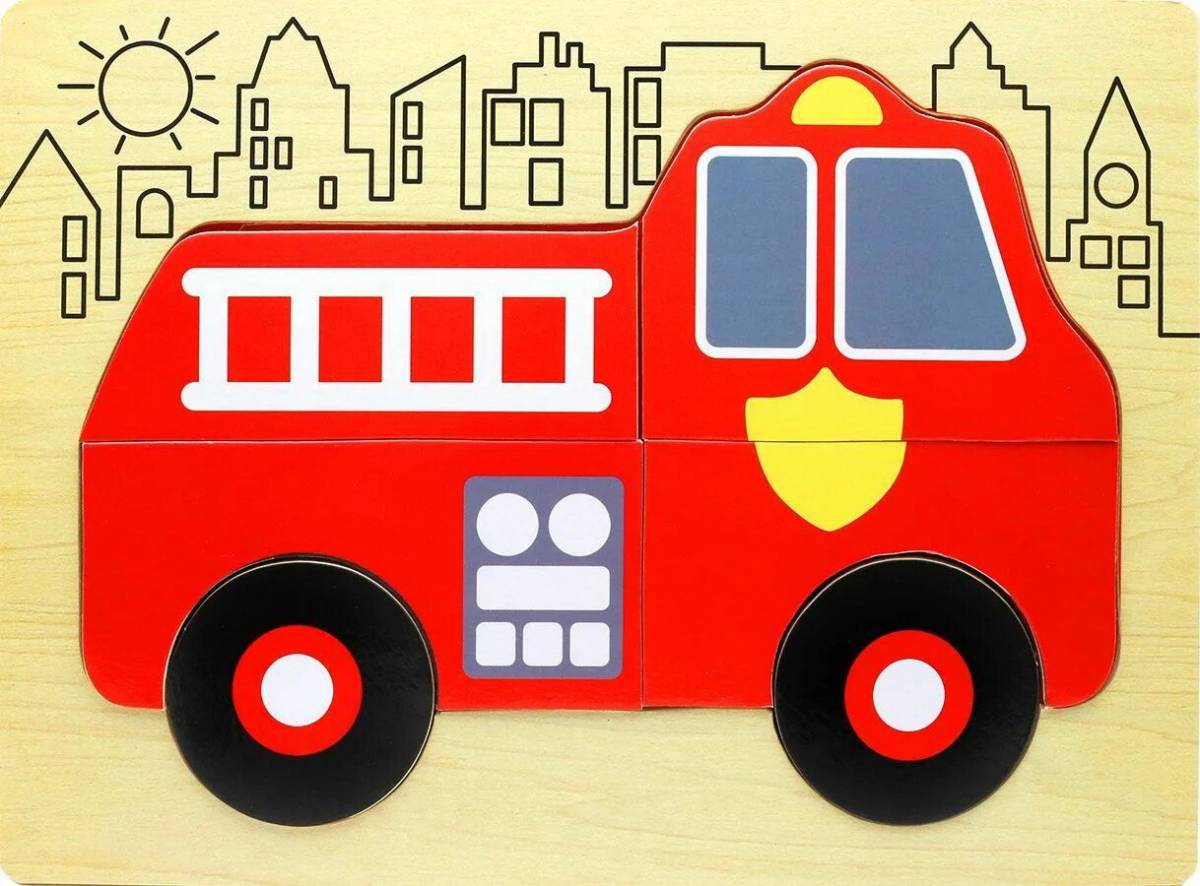 Пожарная машина для детей 3 4 лет #23