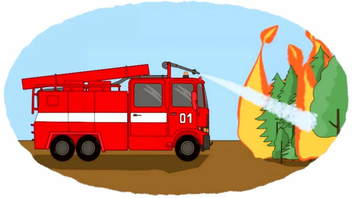 Пожарная машина для детей 5 6 лет #17