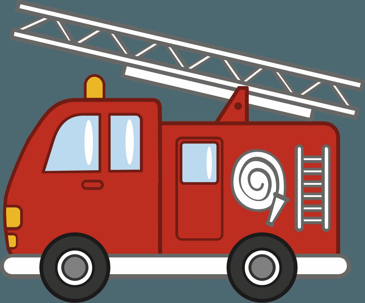 Пожарная машина для малышей #2