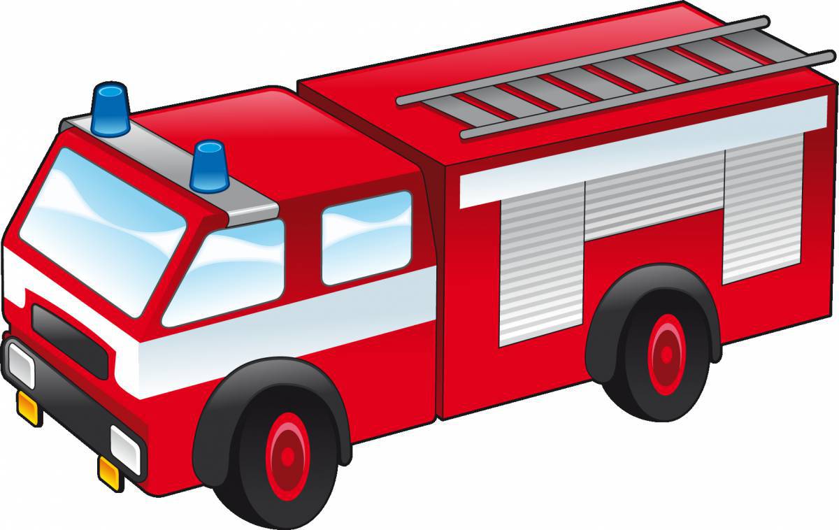 Пожарная машина для малышей #11
