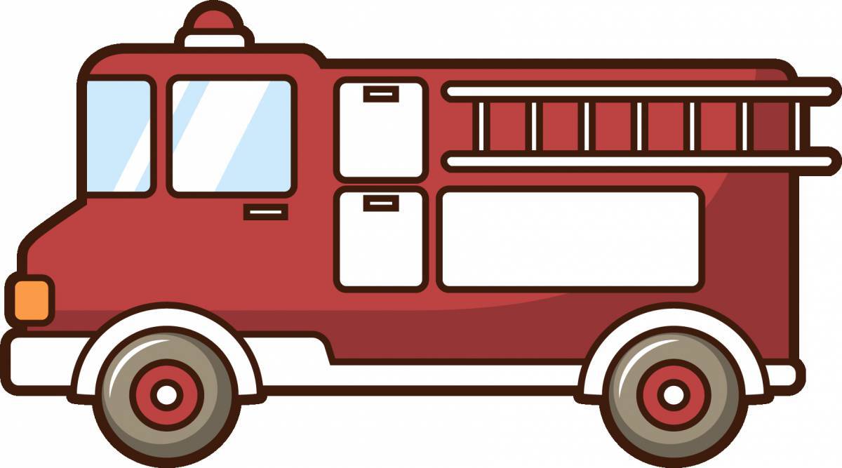 Пожарная машина для малышей #14