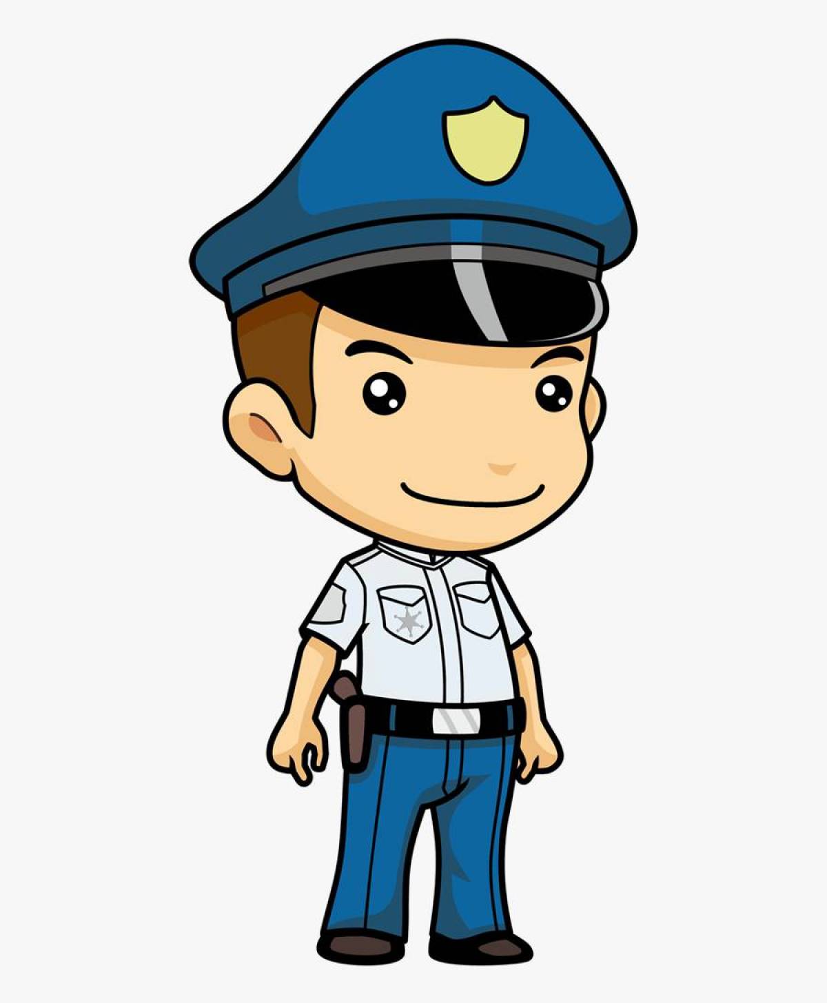 Картинка Полиция для детей #11