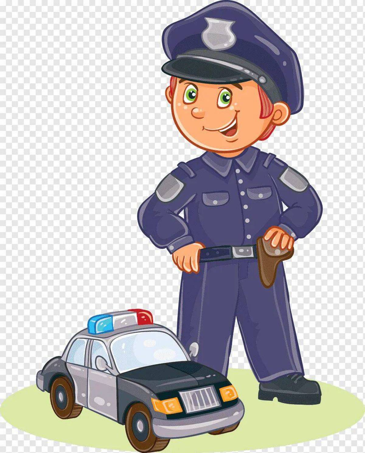 Картинка Полиция для детей #29