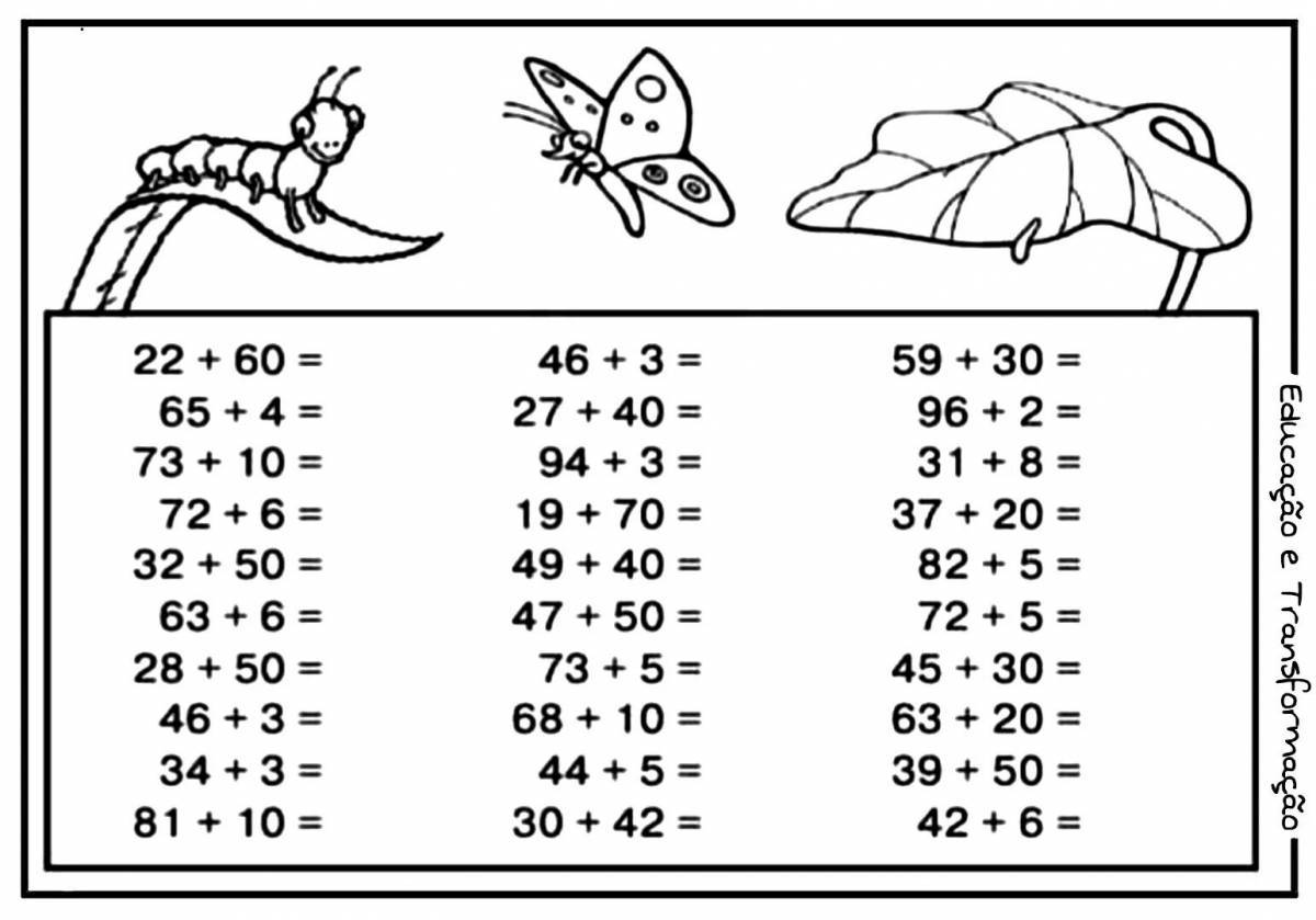 Примеры для 1 класса по математике на сложение и вычитание #29