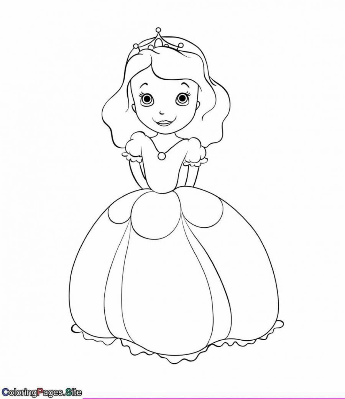 Принцесса для детей 3 4 лет #1