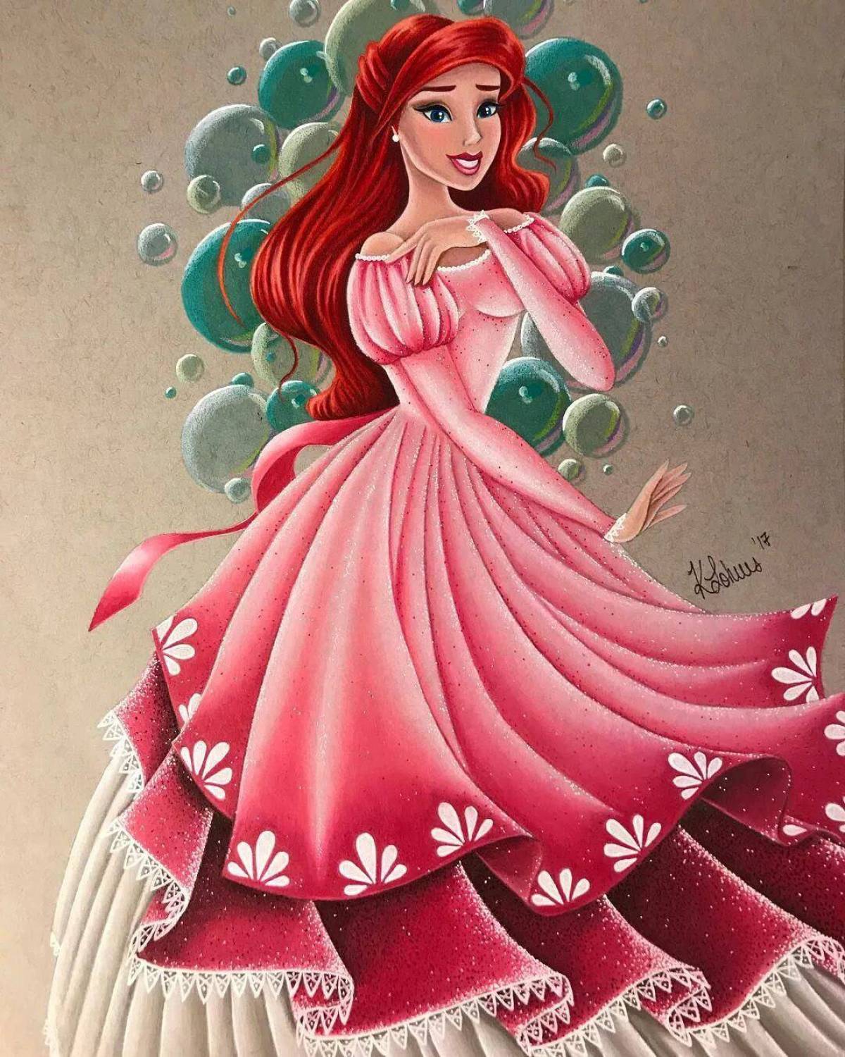 Принцессы в красивых платьях #19