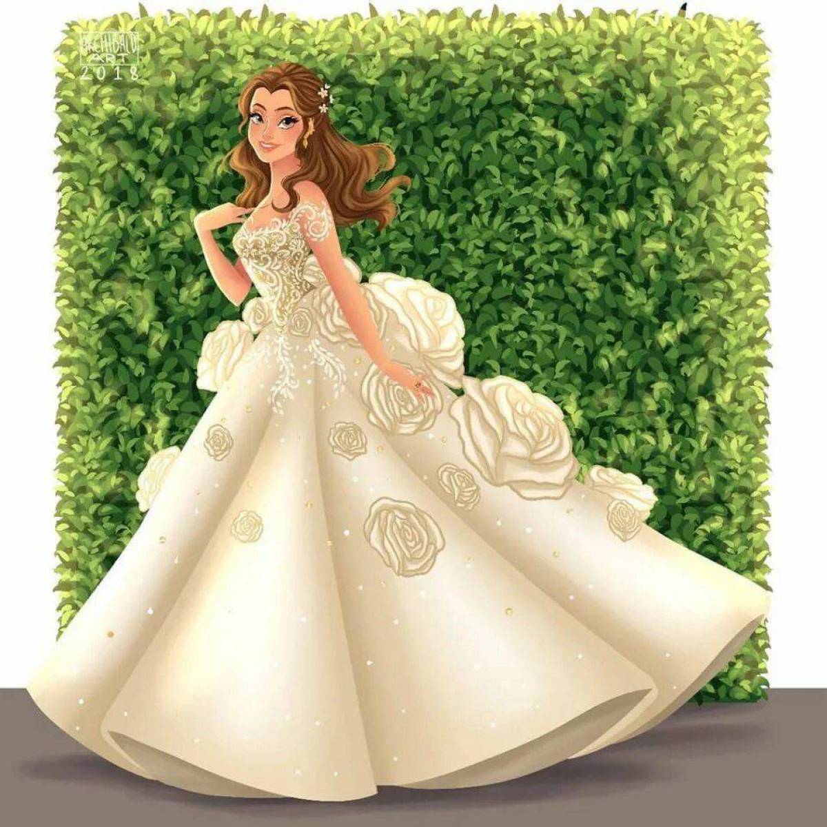 Принцессы в красивых платьях #23