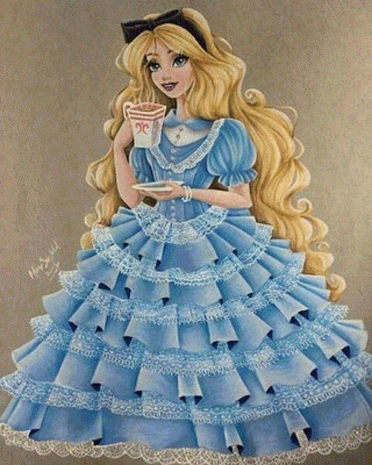 Принцессы диснея в красивых платьях #21