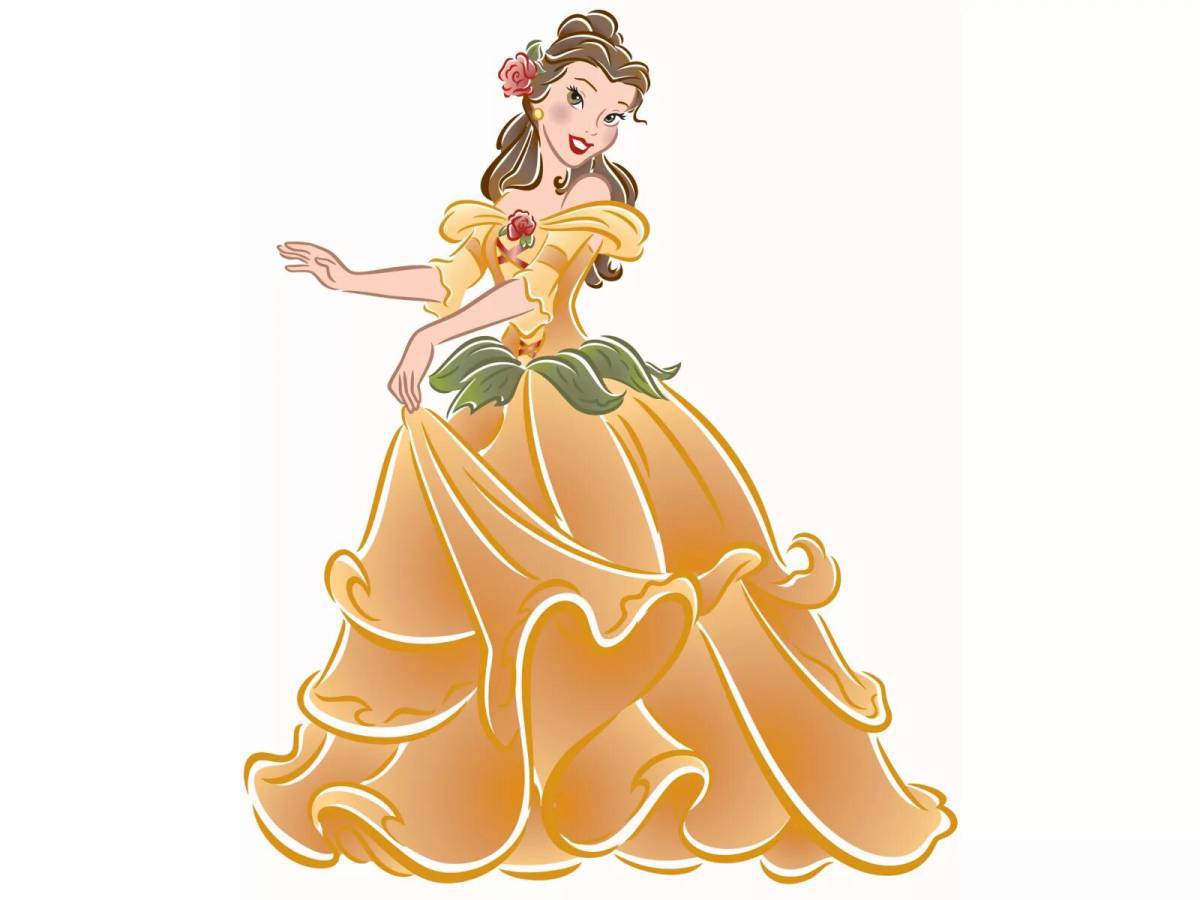 Принцессы диснея в красивых платьях #23