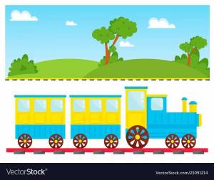 Раскраска поезда для детей 5 6 лет #11 #132018