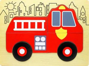 Раскраска пожарная машина для детей 3 4 лет #23 #132243