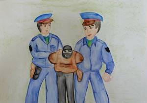 Раскраска полиция для детей #10 #132876