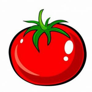 Раскраска помидор для детей #31 #132993