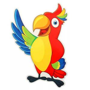 Раскраска попугай для детей #1 #133791