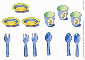 Раскраска посуда для детей 3 4 лет #33 #134457