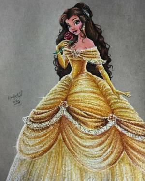 Раскраска принцессы в красивых платьях #2 #135575