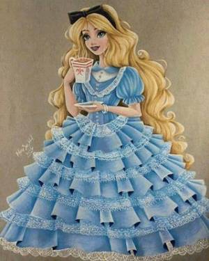 Раскраска принцессы в красивых платьях #6 #135579
