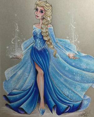 Раскраска принцессы диснея в красивых платьях #19 #135664