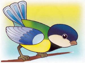 Раскраска птицы для детей 3 4 лет #3 #137024