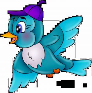 Раскраска птичка для детей #2 #137234