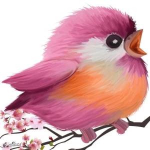 Раскраска птичка для детей 3 4 лет #14 #137277