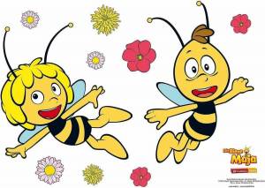 Раскраска пчелка для детей #23 #137852