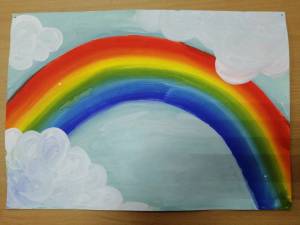 Раскраска радуга для детей 5 6 лет #30 #138057