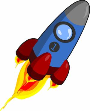 Раскраска ракета для детей #4 #138756