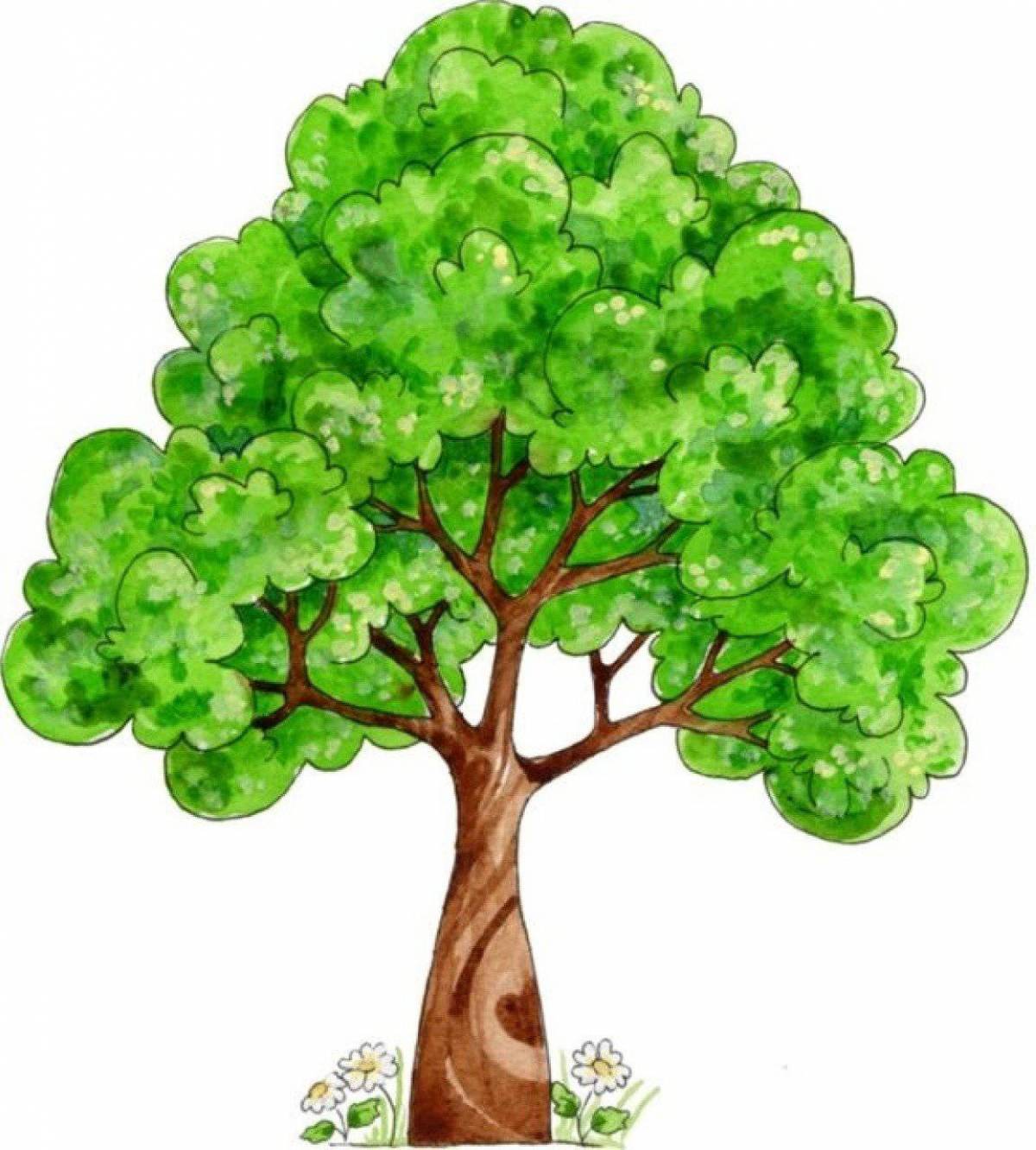 Рисунок дерево #6