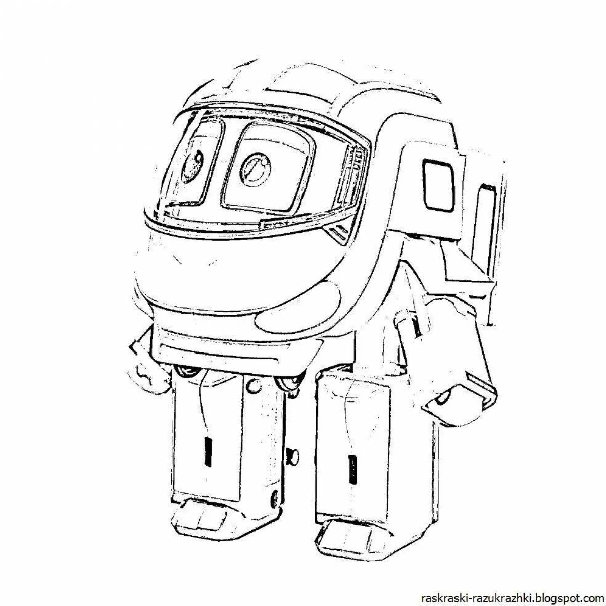 Роботы поезда для детей #11