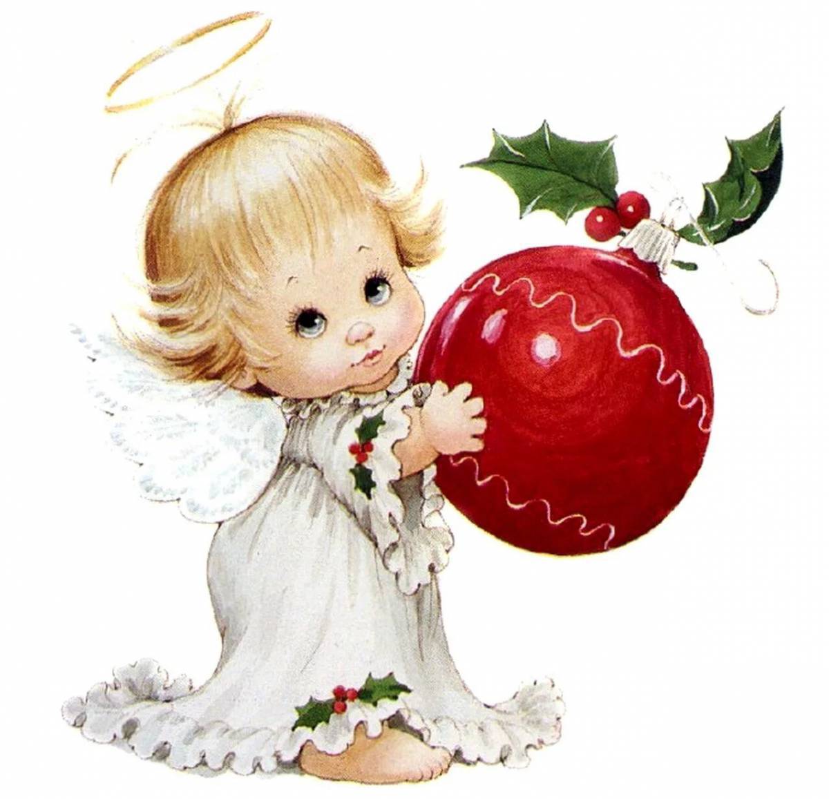 Рождественский ангел для детей #4