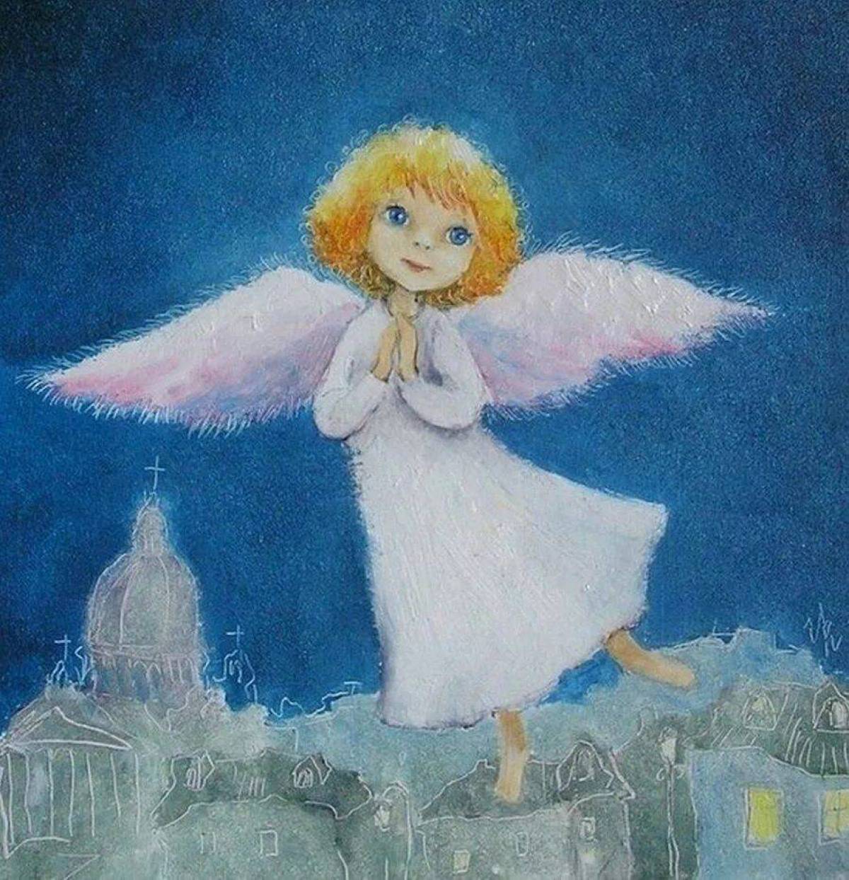 Рождественский ангел для детей #14