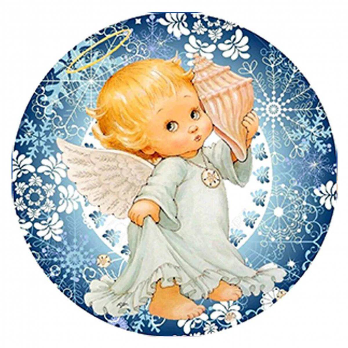 Рождественский ангел для детей #15