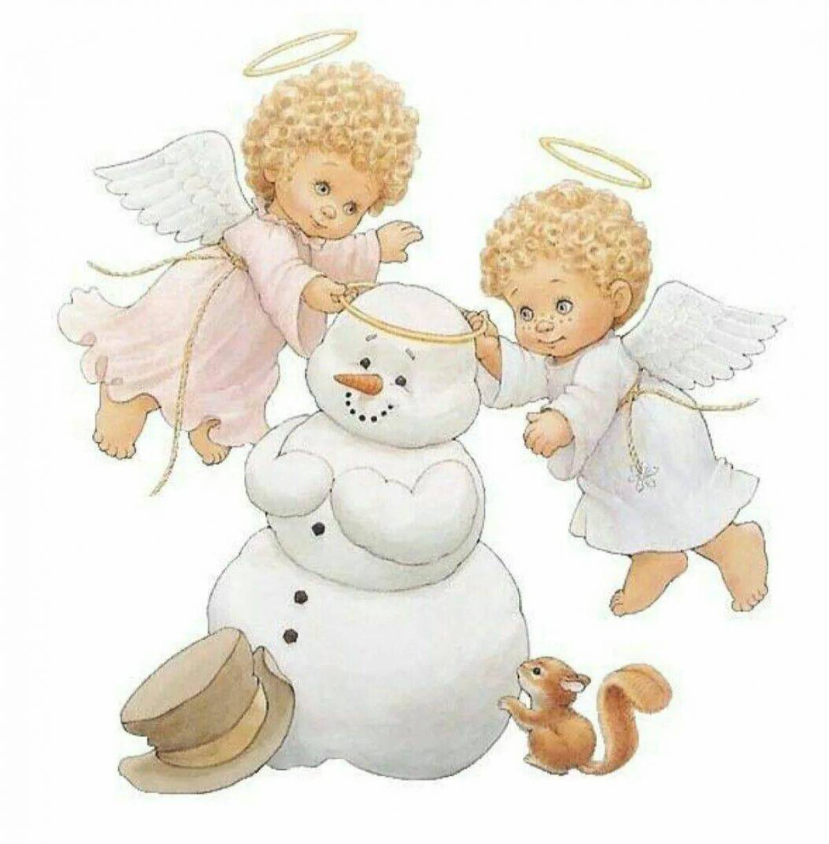Рождественский ангел для детей #24