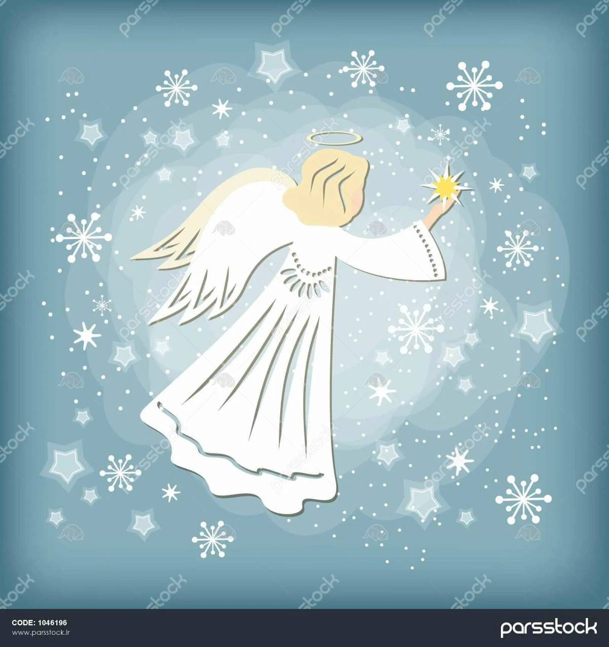 Рождественский ангел для детей #34