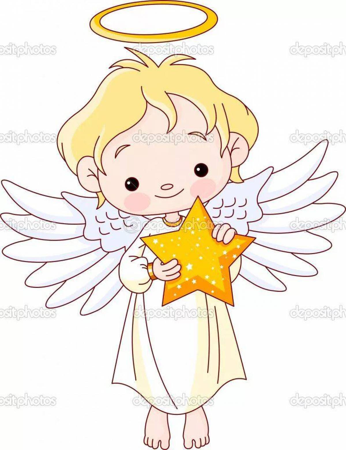 Рождественский ангел для детей #35