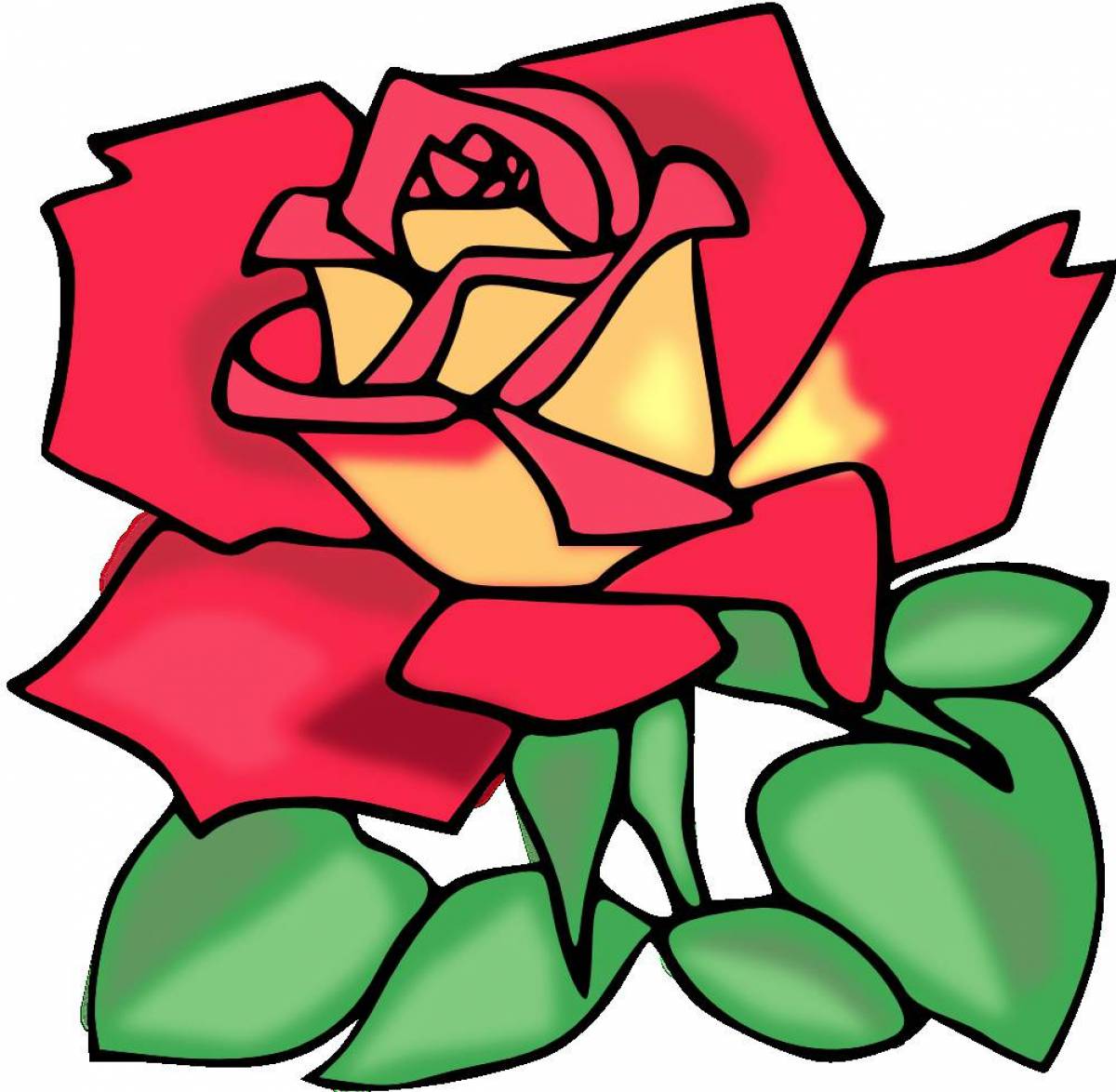 Роза для детей #9