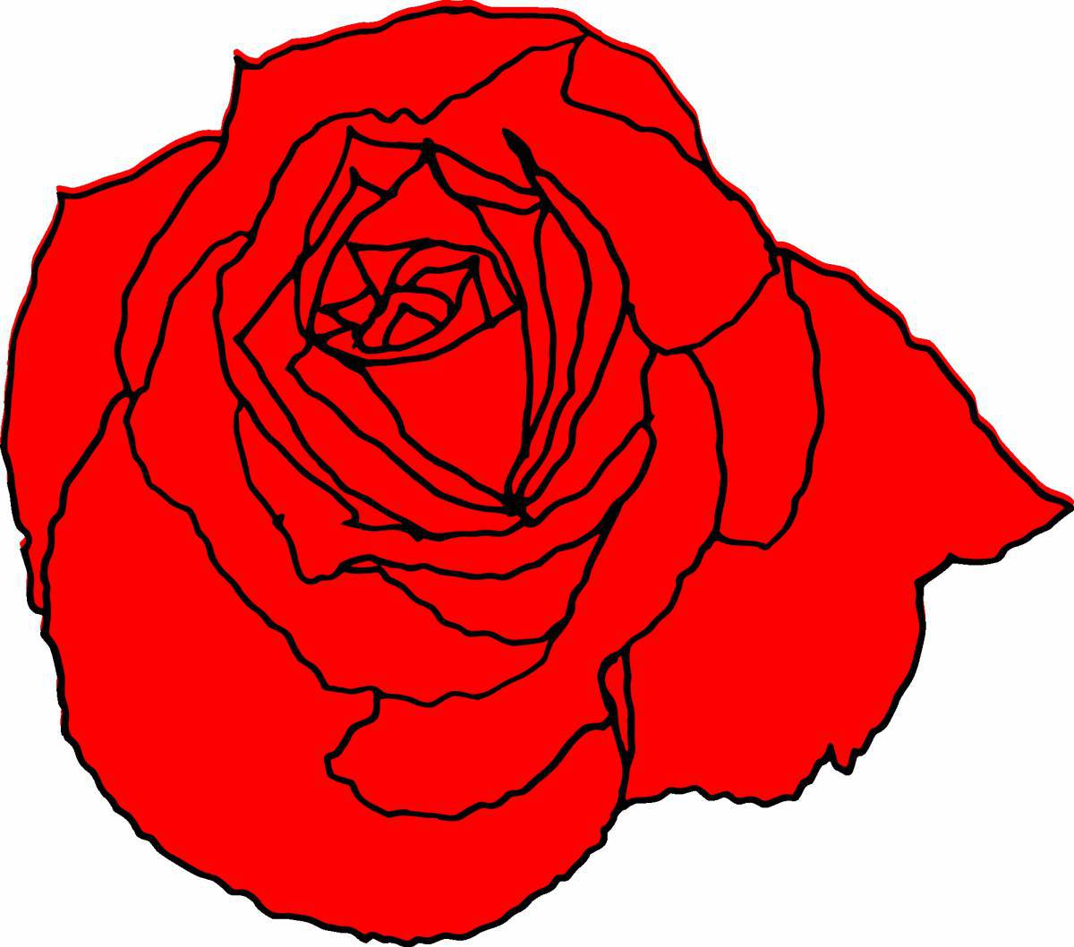 Роза для детей #25