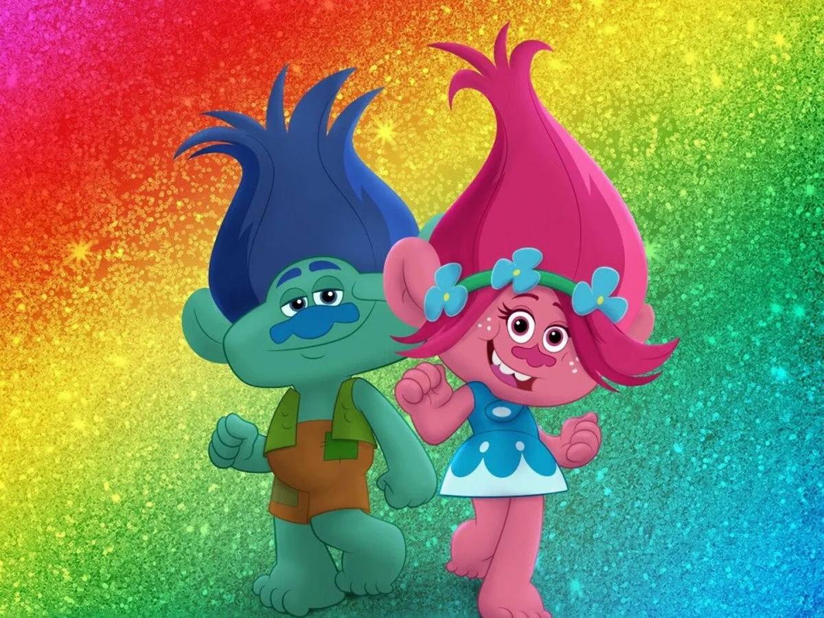 Trolls watch. Тролли Розочка и Цветан. Мультфильм Тролли 2. Мультик про троллей Розочка и Цветан. Тролли 2 Цветан.