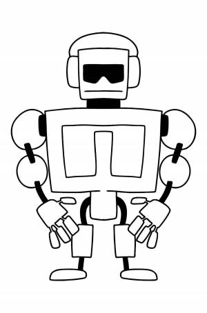 Раскраска робот для детей 5 6 лет #12 #142297