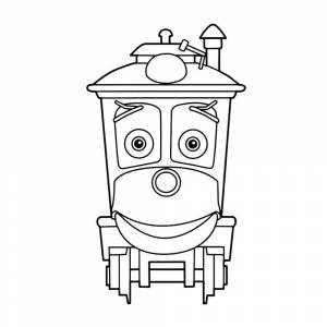 Раскраска роботы поезда для детей #16 #142555