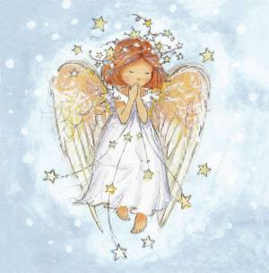 Раскраска рождественский ангел для детей #31 #142788